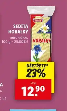 Lidl Sedita horalky nabídka