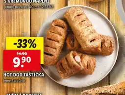 Lidl Hot dog taštička nabídka