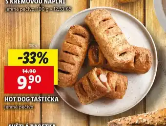 Lidl Hot dog taštička nabídka