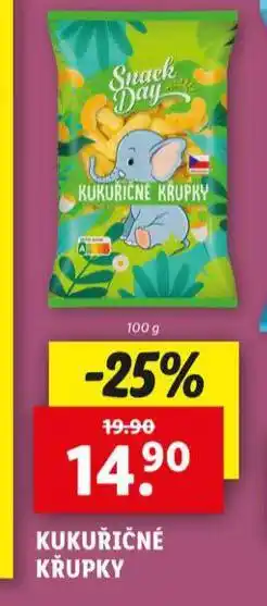 Lidl Kukuřičné křupky nabídka