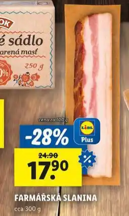 Lidl Farmářská slanina nabídka