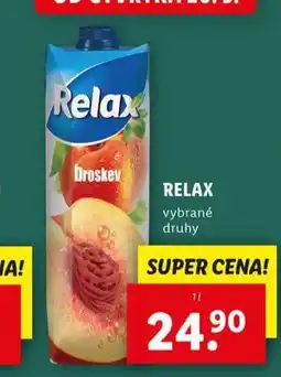 Lidl Relax nabídka