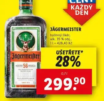 Lidl Jägermeister nabídka