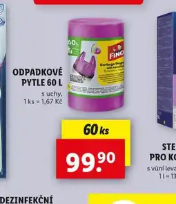 Lidl Odpadkové pytle 60 l nabídka