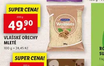 Lidl Vlašské ořechy mleté nabídka