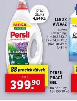 Lidl Persil prací gel nabídka