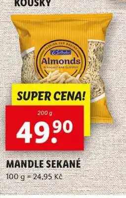 Lidl Mandle sekané nabídka