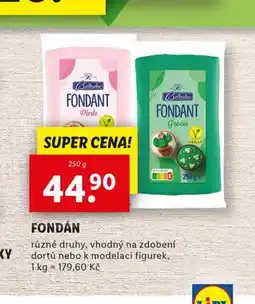 Lidl Fondán nabídka