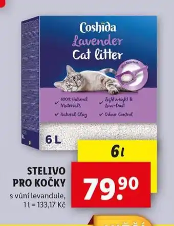 Lidl Coshida stelivo pro kočky nabídka