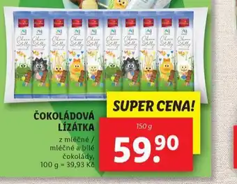 Lidl Čokoládová lízátka nabídka