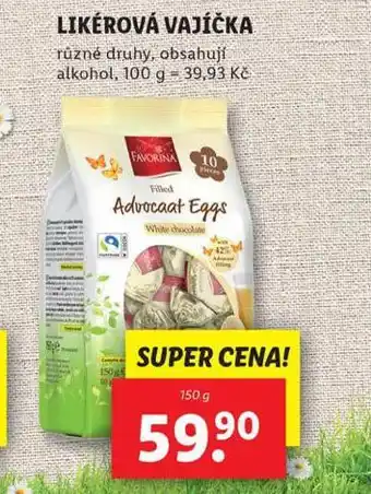 Lidl Likérová vajíčka nabídka