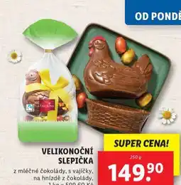 Lidl Velikonoční slepička nabídka