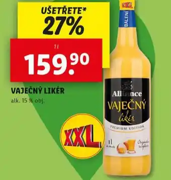 Lidl Vaječný likér nabídka