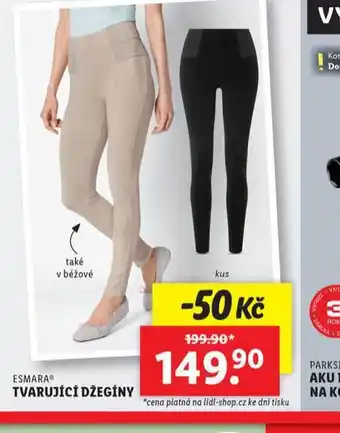 Lidl Tvarující džegíny nabídka