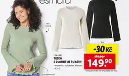 Lidl Triko s dlouhými rukávy nabídka