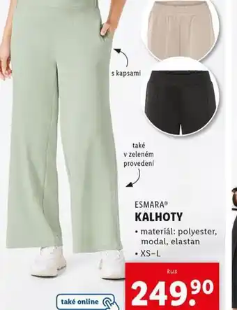 Lidl Kalhoty nabídka