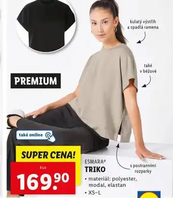 Lidl Triko nabídka