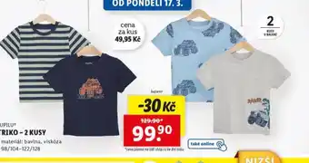 Lidl Triko nabídka