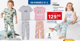 Lidl Pyžamo nabídka