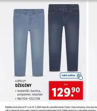 Lidl Džegíny nabídka