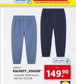 Lidl Kalhoty jogger nabídka