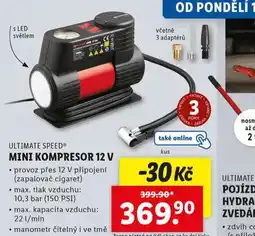 Lidl Mini kompresor 12 v nabídka