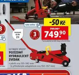 Lidl Pojízdný hydraulický zvedák nabídka