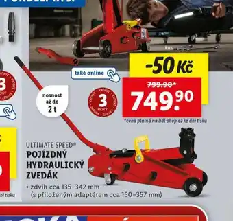 Lidl Pojízdný hydraulický zvedák nabídka