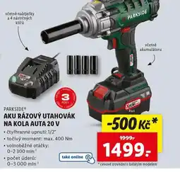 Lidl Aku rázový utahovák na kola auta nabídka