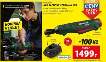 Lidl Aku ráčnový utahovák 12 v nabídka