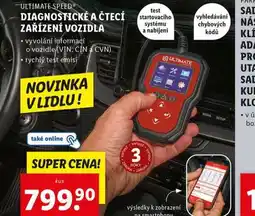 Lidl Diagnostické a čtecí zařízení vozidla nabídka