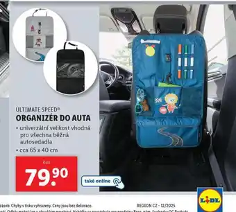 Lidl Organizér do auta nabídka