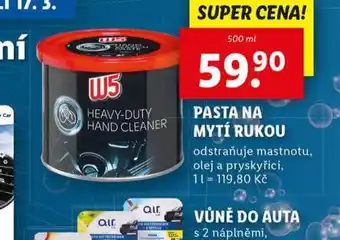 Lidl W5 pasta na mytí rukou nabídka