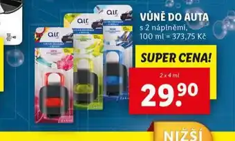 Lidl Vůně do auta nabídka