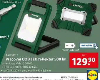 Lidl Pracovní cob led reflektor 500 lm nabídka