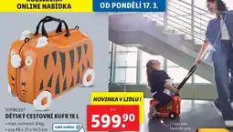 Lidl Dětský cestovní kufr 18 l nabídka