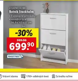 Lidl Botník stockholm nabídka