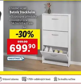 Lidl Botník stockholm nabídka