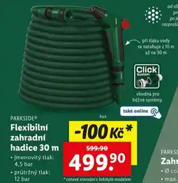 Lidl Flexibilní zahradní hadice 30 m nabídka