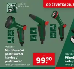 Lidl Multifunkční postřikovací hlavice nabídka