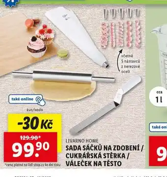 Lidl Sada sáčků na zdobení nabídka