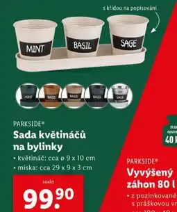 Lidl Sada květináčů na bylinky nabídka