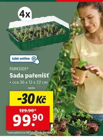 Lidl Sada pařenišť nabídka