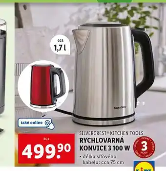 Lidl Rychlovarná konvice 3100 w nabídka