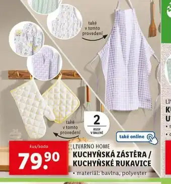 Lidl Kuchyňská zástěra nabídka