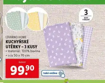 Lidl Kuchyňské utěrky nabídka