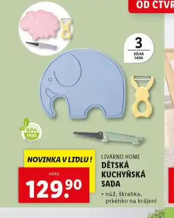 Lidl Dětská kuchyňská sada nabídka