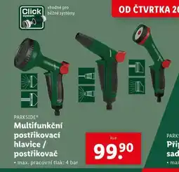 Lidl Multifunkční postřikovací hlavice / postřikovač nabídka