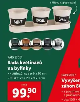 Lidl Sada květináčů na bylinky nabídka