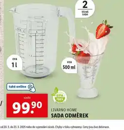 Lidl Sada odměrek nabídka